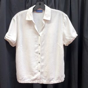 Short Sleeve Linen Blouse